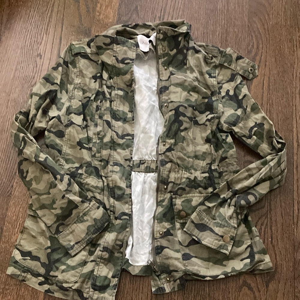 Camouflage Military Style Jacket